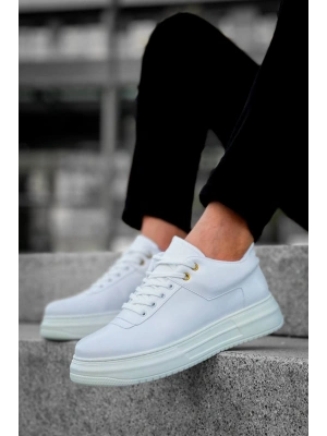 KB-X20 Kuback Beyaz Cilt Günlük Erkek Ayakkabı