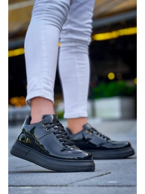 KB-X20 Kuback Kömür Rugan  Günlük Erkek Ayakkabı