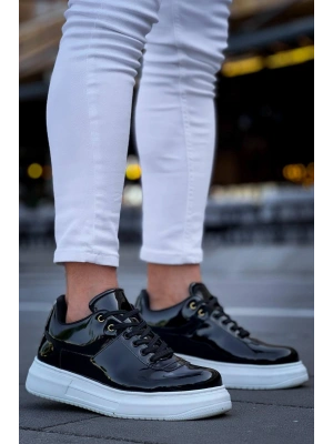 KB-X20 Kuback Siyah Rugan  Günlük Erkek Ayakkabı