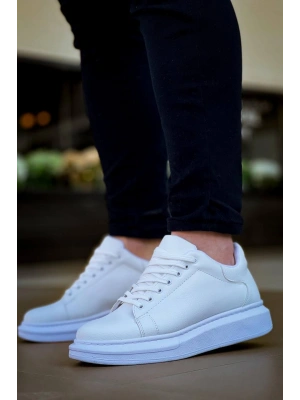 KB-X500  Kuback Bağcıklı Beyaz  Günlük Erkek Ayakkabı