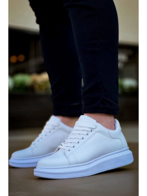 Kb-x500 Kuback Bağcıklı Beyaz Günlük Erkek Ayakkabı Erkek Günlük Ayakkabı