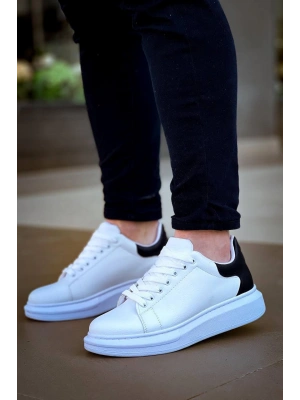 Kb-x500 Kuback Bağcıklı Beyaz Siyah Günlük Erkek Ayakkabı Erkek Günlük Ayakkabı