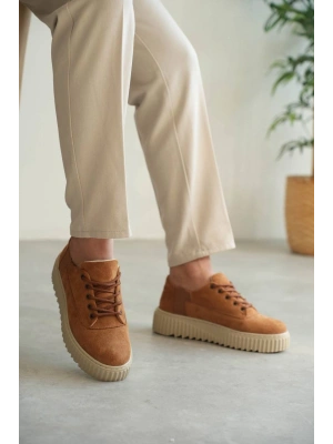 KB-X516 Kuback Taba Süet Günlük Erkek Ayakkabı