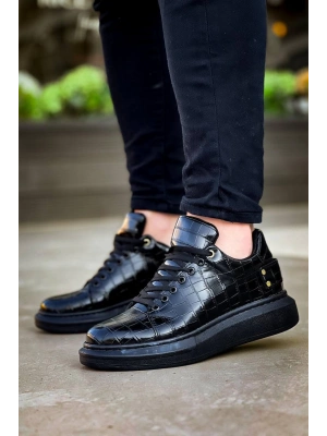 Kb047 Kuback Kömür Crocodile Günlük Erkek Ayakkabı Erkek Günlük Ayakkabı