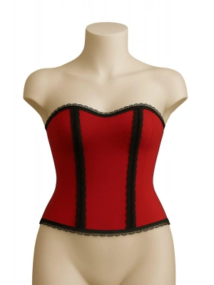 KIRMIZI MI Emay 9155 F Fırfırlı Terletici Büstiyer