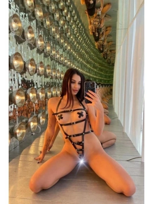 Kıvıva Fantazi Siyah Deri Kostüm