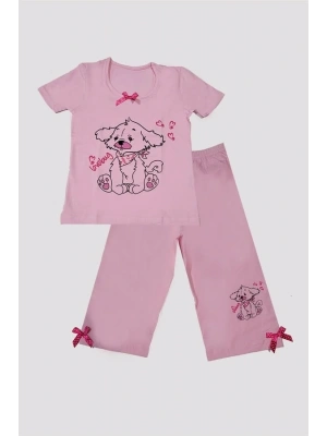 Kız Baskılı Pijama Takımı