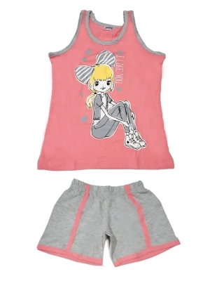 Kız Çocuk Şortlu Alt Üst Takım 6553