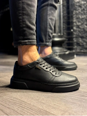 Knack Günlük Ayakkabı 222 Siyah (Siyah Taban)