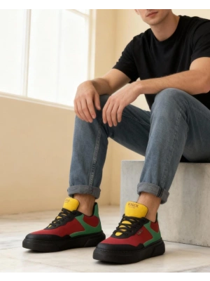 Knack Günlük Ayakkabı R10 Kırmızı Yeşil Sarı