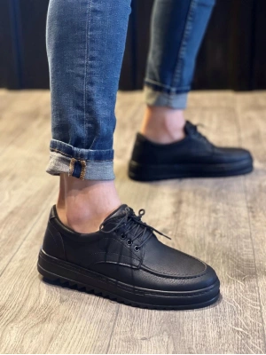 Knack Günlük Ayakkabı T12 Siyah (Siyah Taban)