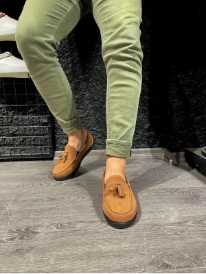 Knack Loafer Erkek Ayakkabı 007 Taba Erkek Loafer Ayakkabı