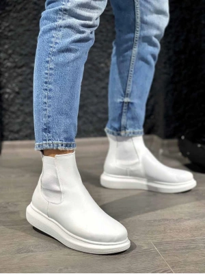 Knack Yüksek Taban Ayakkabı 111 Beyaz Erkek Bot