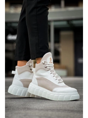 Knack Yüksek Taban Bot 104 Beyaz