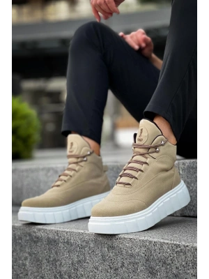 Knack Yüksek Taban 104 Vizon Süet Erkek Bot