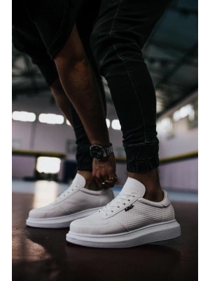 Knack Yüksek Taban 042 Beyaz Erkek Günlük Ayakkabı
