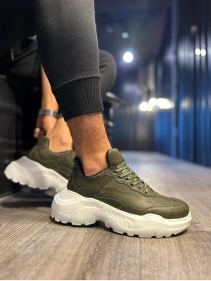 Knack Yüksek Taban Günlük Ayakkabı N75 Haki