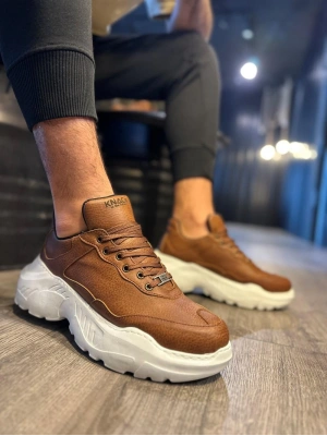 Knack Yüksek Taban N75 Taba Erkek Günlük Ayakkabı