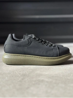 Knack Yüksek Taban Günlük Ayakkabı Tırtıklı 041 Siyah