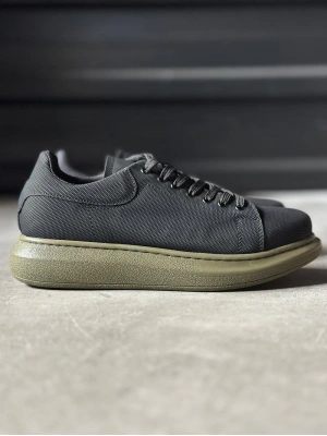 Knack Yüksek Taban Tırtıklı 041 Siyah Erkek Günlük Ayakkabı