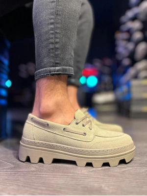 Knack Yüksek Taban 780 Vizon Süet Erkek Klasik Ayakkabı