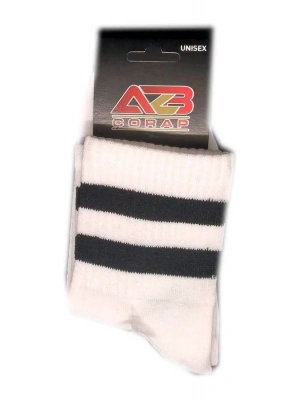 Kolej Kız Siyah Çizgili Çorap