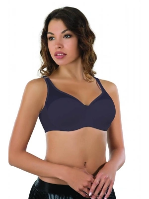 LACİVERT  MI Emay 167D Pedli Tül Toparlayıcı Sütyen