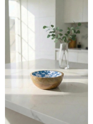 Mango Agacı Sunum Servis Kasesi & Dekoratif Kase 20 Cm Desenli