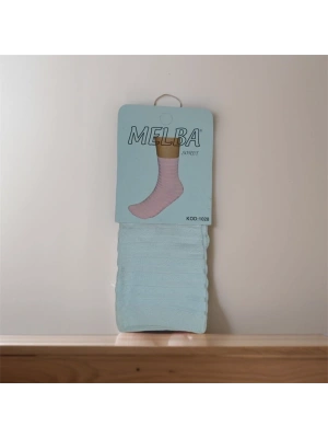 Melba Kareli Polymid Soket Çorap