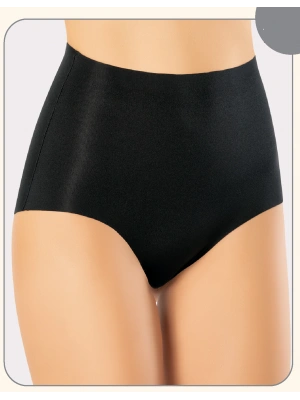 Miss Flex Siyah Lazer Kesim Yüksek Bel Bato Slip 6006