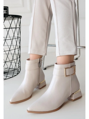 Mona Bej Cilt Topuklu Kadın Bot