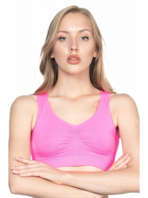 NEON FUŞYA MI Emay 4001 Soft Sporcu Büstiyer