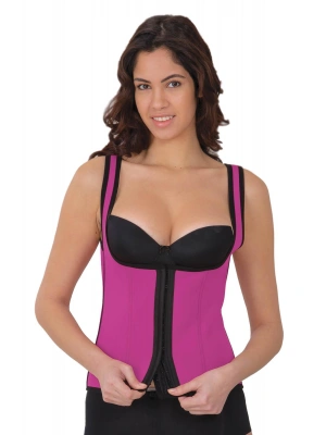 PEMBE MI 9173 Agraflı Göğsü Açık Atlet Korse