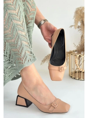 Pentio Nude Cilt Kadın Topuklu Ayakkabı