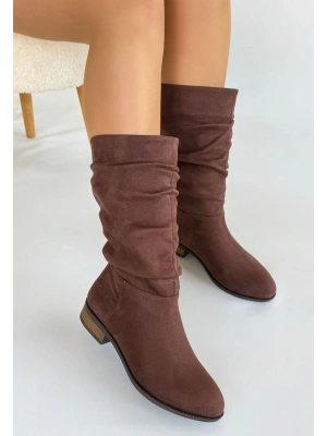 Plod Kahverengi Süet Çizme