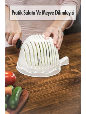 Pratik Salata Ve Meyve Dilimleyici & Pratik Süzgeç