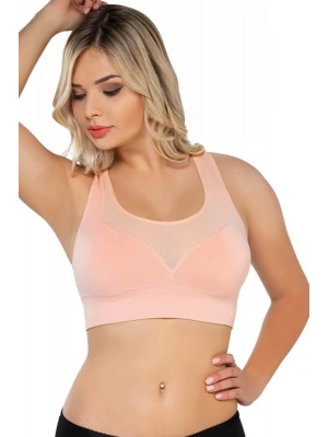 PUDRA  MI Emay 4027 Seamless Tül Pedli Toparlayıcı Büstiyer