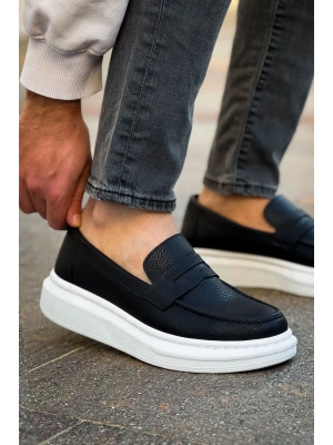 Robert - RS615 Siyah  Erkek Loafer Ayakkabı SIYAH