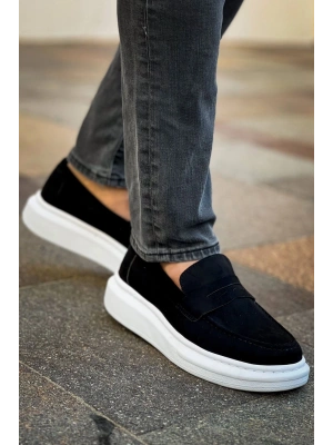 RS615 - Lüx Süet Erkek Ayakkabı SIYAH