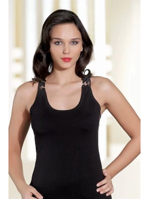 Şahinler Arkası Güpürlü Atlet B368