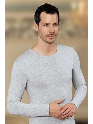 Şahinler Erkek Likralı Uzun Kol O Yaka E070