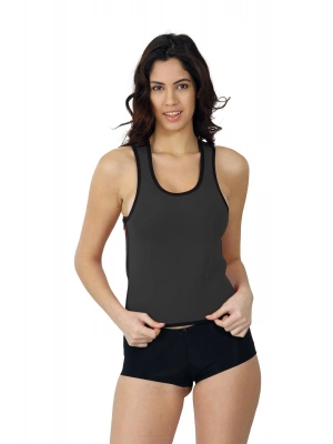 SİYAH MI 9157 Terlemeyi Sağlayan Kısa Atlet