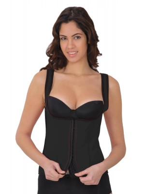 SİYAH MI 9173 Agraflı Göğsü Açık Atlet Korse