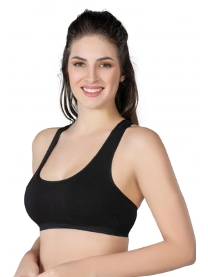 SİYAH MI Emay 1424 Modal Cotton Sporcu Büstiyer