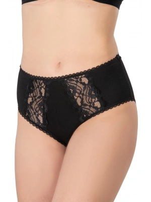 SİYAH MI Emay 1445 Modal Cotton Yüksekbel Dantelli Külot