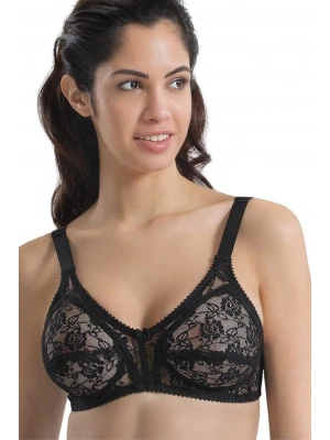 SİYAH MI Emay 145 B Dantelli Toparlayıcı Sütyen