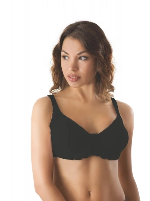 SİYAH MI Emay 164 C Balenli Dantelli Sütyen