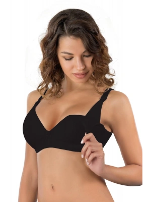 SİYAH MI Emay 166 C Balenli Pedli Emzirme Sütyen