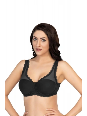 SİYAH MI Emay 172 C PEDLİ DANTELLİ BALENLİ MİNİMAZER