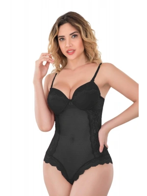 SİYAH MI Emay 176 Dantelli Body